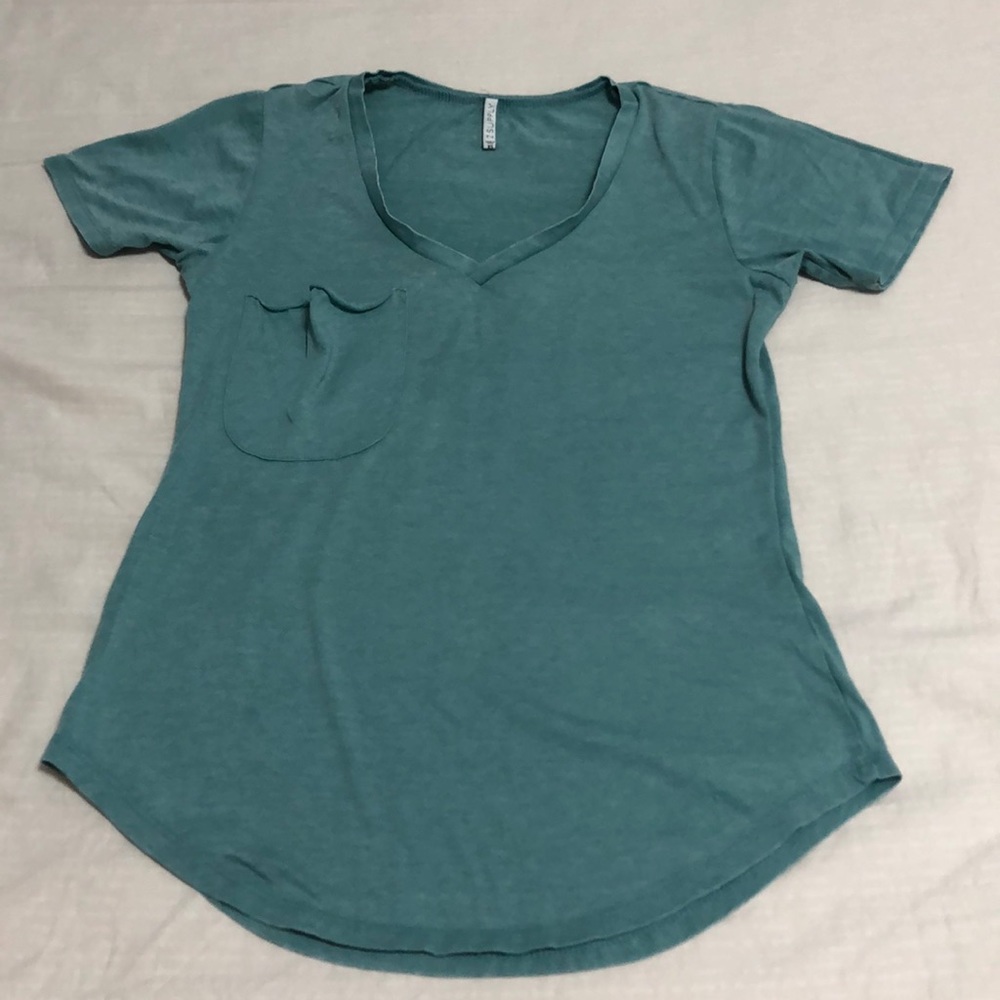 Z Supply Pocket Tee Teal - XS
